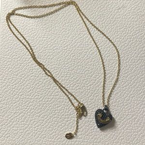 Juicy Couture black heart necklace